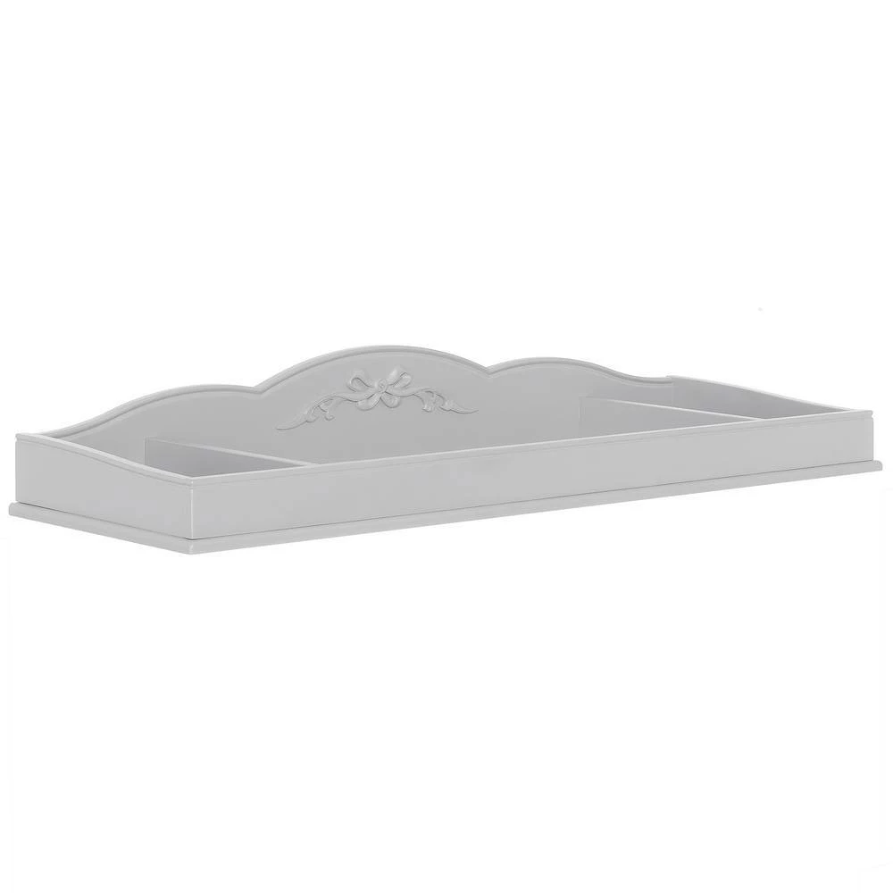 Aurora Akoya Grey Pearl Changing Tray Full Assembly I Lasting Quality I Intricate Ribbon Bow Scrollwork by Evolur 2 Aurora Akoya Grey Pearl Changing Tray Full Assembly I Lasting Quality I Intricate Ribbon Bow Scrollwork by Evolur - Image 2