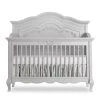 Aurora Akoya Grey Pearl 5-in-1 Convertible Crib by Evolur