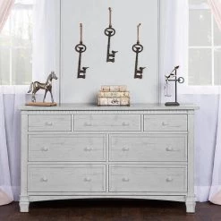 Cheyenne and Santa Fe Antique Gray Mist Double Dresser by Evolur -Decor Therapy Sale antique mist gray evolur kids dressers 827 am 77 1000