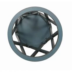 20 in. Cedrick Antique Navy Round Accent Table with X-Display Base by Decor Therapy -Decor Therapy Sale antique navy decor therapy end side tables fr11434 1d 1000