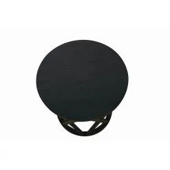 20 in. Cedrick Antique Navy Round Accent Table with X-Display Base by Decor Therapy -Decor Therapy Sale antique navy decor therapy end side tables fr11434 4f 1000