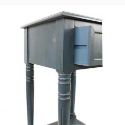 Simplify Antique Navy 1-Drawer End Table by Decor Therapy -Decor Therapy Sale antique navy decor therapy end side tables fr1548 66 1000