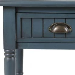 Bailey Bead Antique Navy Side Table by Decor Therapy -Decor Therapy Sale antique navy finish decor therapy end side tables fr8680 1f 1000