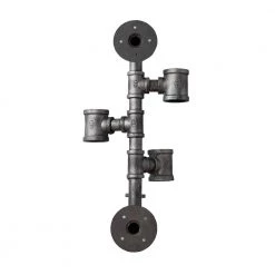 Allentown 5.9 in. W x 3 in. D Black Wine Bottle Decorative Shelf by 4D Concepts -Decor Therapy Sale black 4d concepts bar cabinets 624015 4f 1000