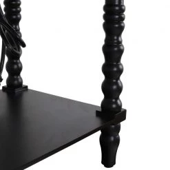 Mona 32 in. Black Rectangle Wood Console Table with 2-Drawers by Decor Therapy -Decor Therapy Sale black decor therapy console tables fr8818 66 1000