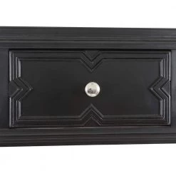 Mona 32 in. Black Rectangle Wood Console Table with 2-Drawers by Decor Therapy -Decor Therapy Sale black decor therapy console tables fr8818 fa 1000