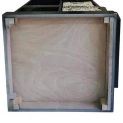 19.5 in. Nora Black Square Wood and Rattan Accent Table with Storage Drawer by Decor Therapy -Decor Therapy Sale black decor therapy end side tables fr11339 1d 1000