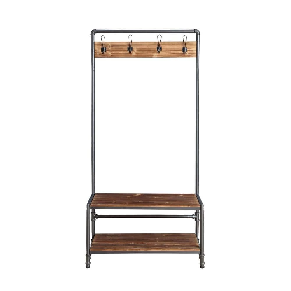 Turner Collection Brown Hall Tree by 4D Concepts 1 Turner Collection Brown Hall Tree by 4D Concepts