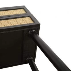 20 in. Trenton Black and Rattan Square Wood Side Table with Storage Drawers by Decor Therapy 13 20 in. Trenton Black and Rattan Square Wood Side Table with Storage Drawers by Decor Therapy -Decor Therapy Sale black rattan decor therapy end side tables fr11425 c3 1000