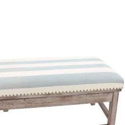 Farley Light Blue Upholestered Bench by Decor Therapy -Decor Therapy Sale blue decor therapy bedroom benches fr8703 44 1000