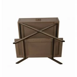 23 in. Barrett British Brown Square X- Base Wood Side Table with Drawer and Shelf by Decor Therapy 12 23 in. Barrett British Brown Square X- Base Wood Side Table with Drawer and Shelf by Decor Therapy -Decor Therapy Sale british brown decor therapy end side tables fr11433 1d 1000
