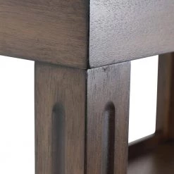 Trace 24 in. 3-Shelf British Brown End Table by Decor Therapy -Decor Therapy Sale british brown decor therapy end side tables fr8773 1f 1000