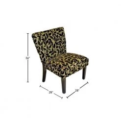 Oversize Brown Side Chair by 4D Concepts -Decor Therapy Sale brown 4d concepts accent chairs 72850 40 1000