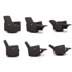 Harlow Deluxe Glider Power Recliner Rocker by Evolur 14 Harlow Deluxe Glider Power Recliner Rocker by Evolur -Decor Therapy Sale charcoal evolur rockers gliders ottomans 612 chcl fa 1000