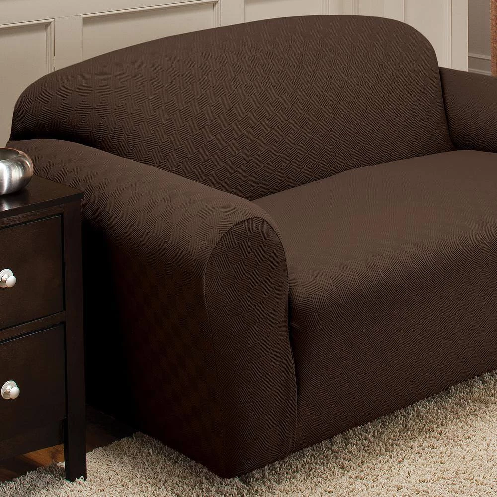 Newport Chocolate Sofa Stretch Slipcover by Stretch Sensations 3 Newport Chocolate Sofa Stretch Slipcover by Stretch Sensations - Image 3