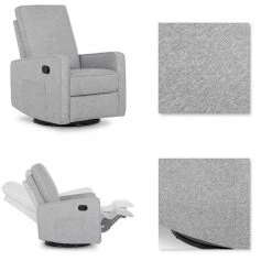 Skye Cobblestone Glider Recliner/Swivel Glider/Easy assembly Recliner Chair by Evolur -Decor Therapy Sale cobblestone evolur rockers gliders ottomans 6115 cs 1f 1000