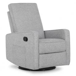 Skye Cobblestone Glider Recliner/Swivel Glider/Easy assembly Recliner Chair by Evolur