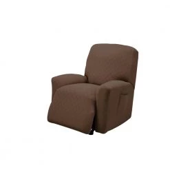 Cocoa Newport Recliner Stretch Slipcover by Stretch Sensations