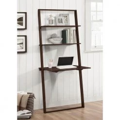 33 in. Rectangular Dark Cappuccino Ladder Desk by 4D Concepts 7 33 in. Rectangular Dark Cappuccino Ladder Desk by 4D Concepts -Decor Therapy Sale dark cappuccino 4d concepts ladder desks 10054 31 1000