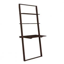 33 in. Rectangular Dark Cappuccino Ladder Desk by 4D Concepts