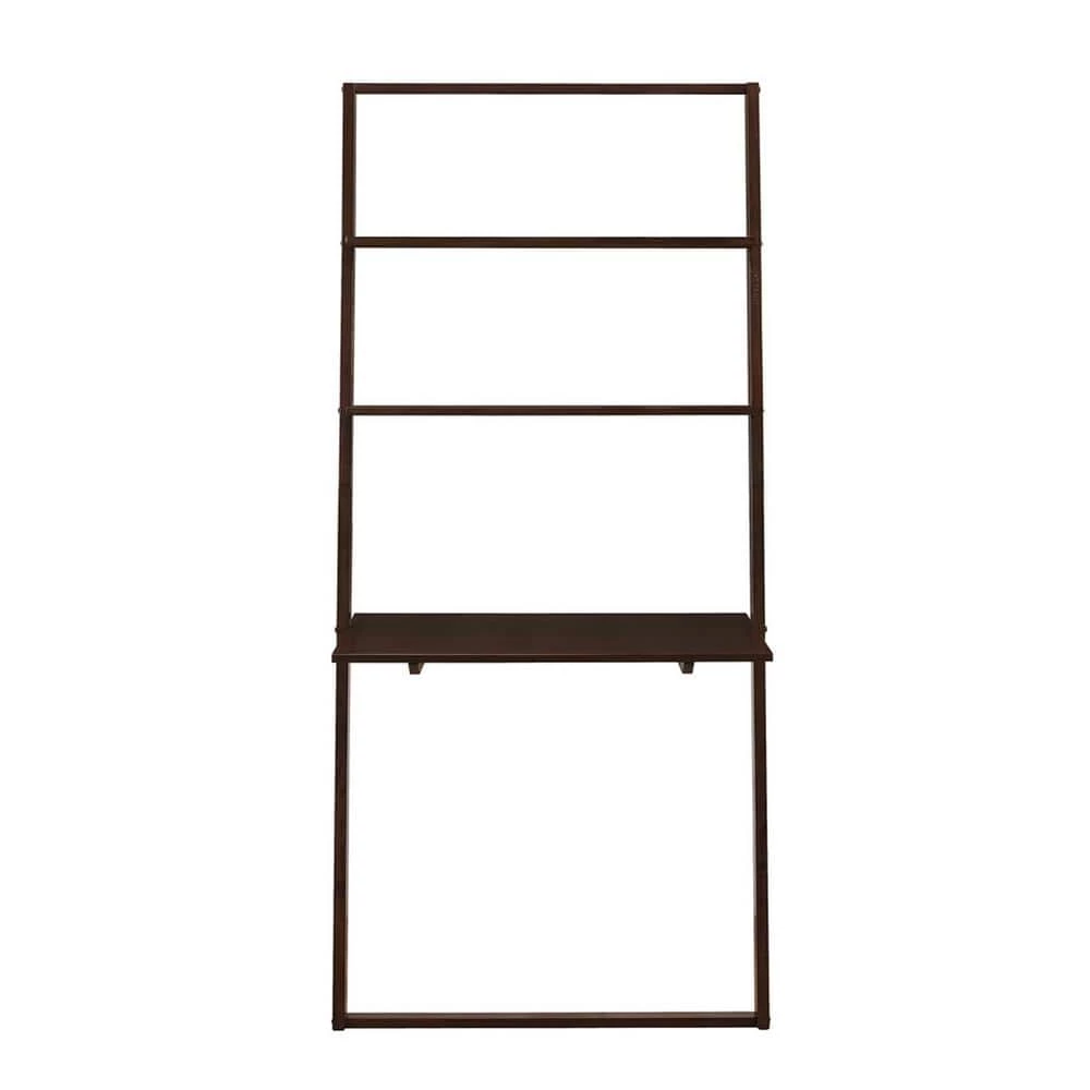 33 in. Rectangular Dark Cappuccino Ladder Desk by 4D Concepts 2 33 in. Rectangular Dark Cappuccino Ladder Desk by 4D Concepts - Image 2