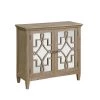 Lucy Distressed Gray Mirrored Chest by 4D Concepts
