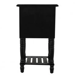 James Eased Edge Black Window Pane End Table by Decor Therapy -Decor Therapy Sale eased edge black decor therapy end side tables fr8856 1f 1000