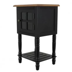 James Eased Edge Black Window Pane End Table by Decor Therapy -Decor Therapy Sale eased edge black decor therapy end side tables fr8856 c3 1000