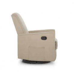 Raleigh Glider With Back Massager Recliner: Rocker by Evolur -Decor Therapy Sale fawn evolur rockers gliders ottomans 610m fawn fa 1000