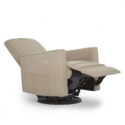 Harlow Deluxe Glider Power Recliner Rocker by Evolur -Decor Therapy Sale fawn evolur rockers gliders ottomans 612 fawn 1f 1000