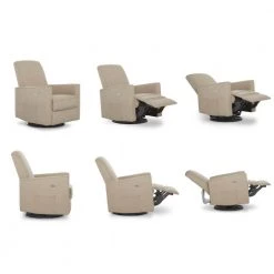 Harlow Deluxe Glider Power Recliner Rocker by Evolur -Decor Therapy Sale fawn evolur rockers gliders ottomans 612 fawn fa 1000