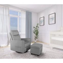 4. 5 in. Black Plastic Stake (20-Pack) by Evolur -Decor Therapy Sale fog grey evolur rockers gliders ottomans 6118 egry 31 1000