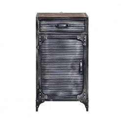 Calico Gray Metal Storage Cabinet by 4D Concepts -Decor Therapy Sale gray 4d concepts accent cabinets 10125 c3 1000