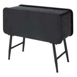 Gray and Black Locker Truck Chest Storage Cabinets by 4D Concepts -Decor Therapy Sale gray and black 4d concepts accent cabinets 168024 4f 1000