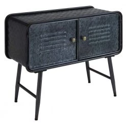 Gray and Black Locker Truck Chest Storage Cabinets by 4D Concepts -Decor Therapy Sale gray and black 4d concepts accent cabinets 168024 77 1000