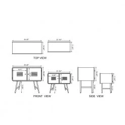 Gray and Black Locker Truck Chest Storage Cabinets by 4D Concepts -Decor Therapy Sale gray and black 4d concepts accent cabinets 168024 c3 1000