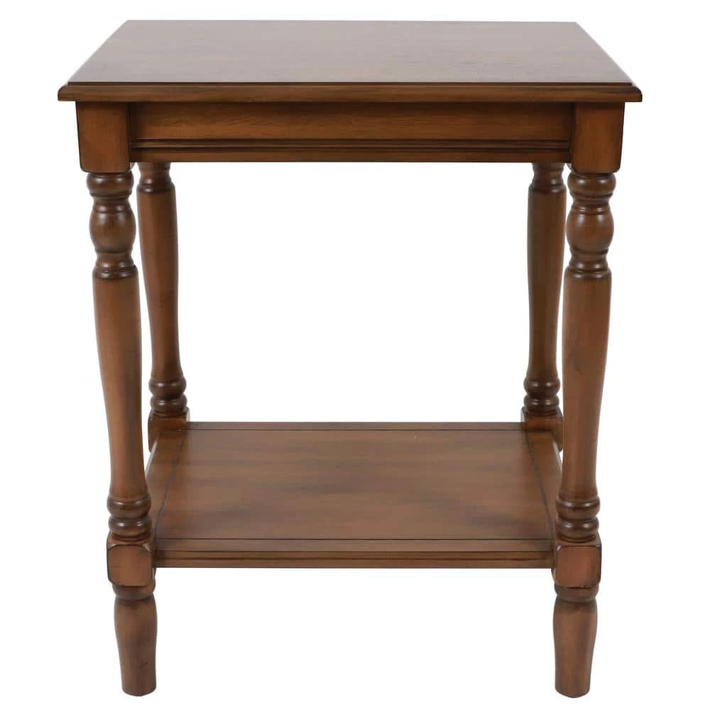 Simplify Honey Pine Square End Table by Decor Therapy 1 Simplify Honey Pine Square End Table by Decor Therapy