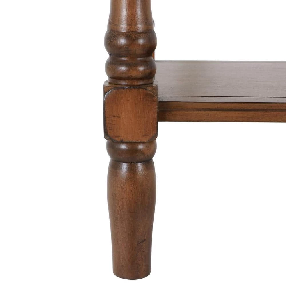 Simplify Honey Pine Square End Table by Decor Therapy 2 Simplify Honey Pine Square End Table by Decor Therapy - Image 2