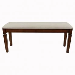 Waverly Honeynut Brown Wood Coat Rack Bench by Decor Therapy