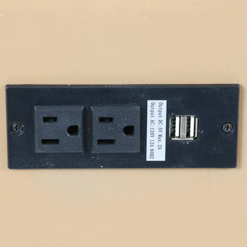 Mona 32 in. Honeynut Standard Rectangle Wood Console Table with 4-Drawers by Decor Therapy 3 Mona 32 in. Honeynut Standard Rectangle Wood Console Table with 4-Drawers by Decor Therapy - Image 3