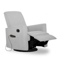 Raleigh Glider With Back Massager Recliner Rocker by Evolur -Decor Therapy Sale light grey evolur rockers gliders ottomans 610m ltgry c3 1000