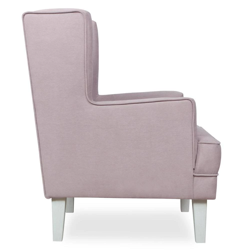 Capri Wingback Lilac 2-In-1 Rocker and Accent Chair, Modern Convertible Chair, Tufted Rocker, Bonus Convertible Feet by Evolur 3 Capri Wingback Lilac 2-In-1 Rocker and Accent Chair, Modern Convertible Chair, Tufted Rocker, Bonus Convertible Feet by Evolur - Image 3