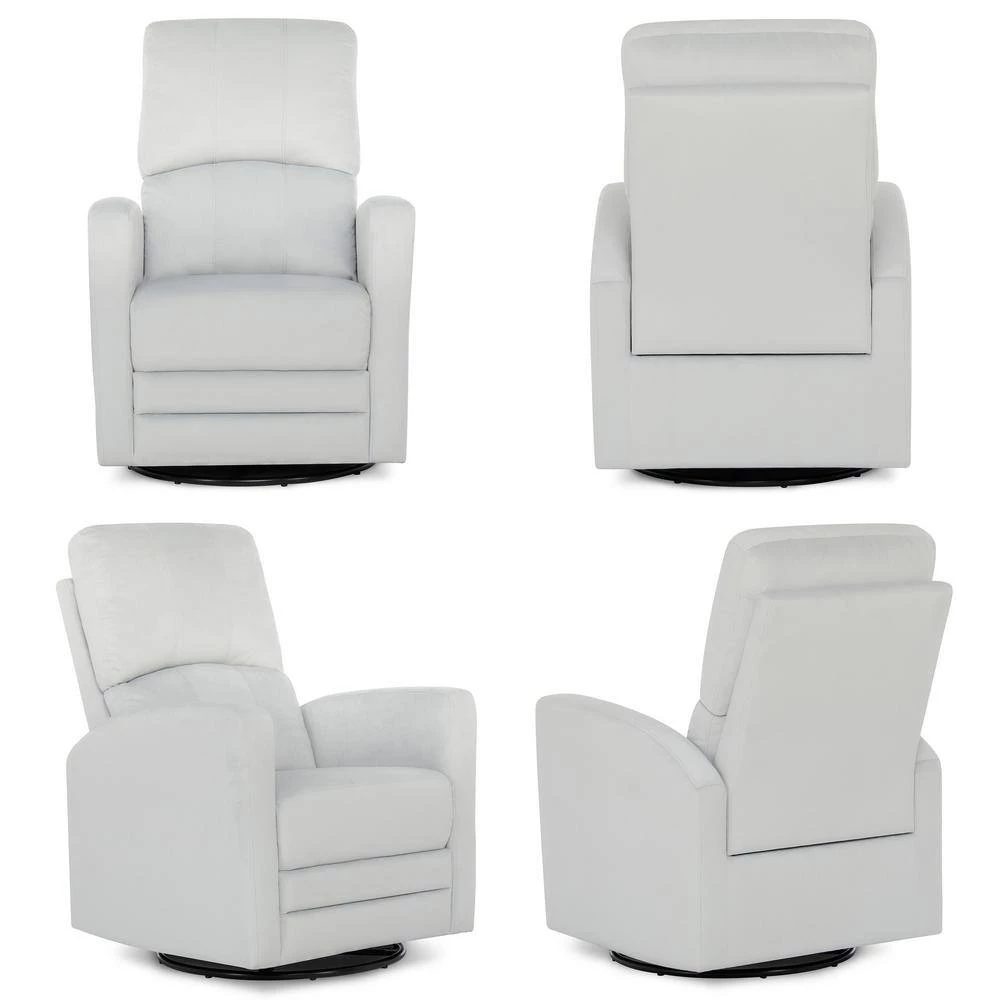 Misty Grey Habana Swivel Glider by Evolur 7 Misty Grey Habana Swivel Glider by Evolur - Image 7