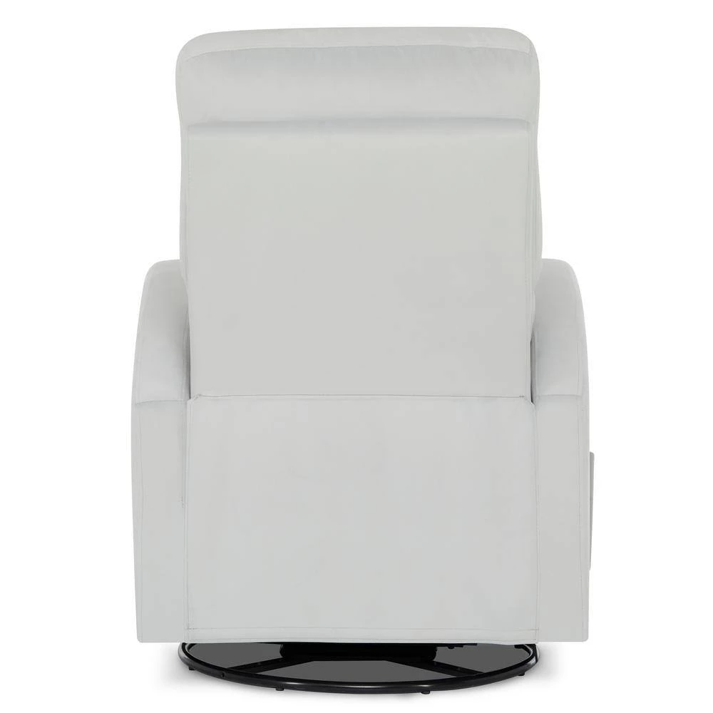 Misty Grey Habana Swivel Glider by Evolur 3 Misty Grey Habana Swivel Glider by Evolur - Image 3