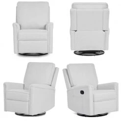 Beau Morning Grey Glider Recliner/Swivel Glider/Easy assembly Recliner Chair by Evolur 9 Beau Morning Grey Glider Recliner/Swivel Glider/Easy assembly Recliner Chair by Evolur -Decor Therapy Sale morning grey evolur rockers gliders ottomans 6116 mgry d4 1000