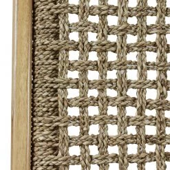London Woven Natural Sea Grass Side Chair with Teak Wood Frame by Decor Therapy -Decor Therapy Sale natural decor therapy accent chairs fr9578 76 1000