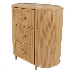 Lulu 28 in. Natural Half Moon Wood Console Table with Drawers by Decor Therapy -Decor Therapy Sale natural decor therapy console tables fr8854 c3 1000