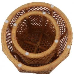 Ziggy Natural Rattan Nesting Tables (Set of 2) by Decor Therapy -Decor Therapy Sale natural decor therapy nesting tables mp2031 1f 1000