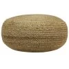 Pouf Natural Woven Ottoman by Decor Therapy