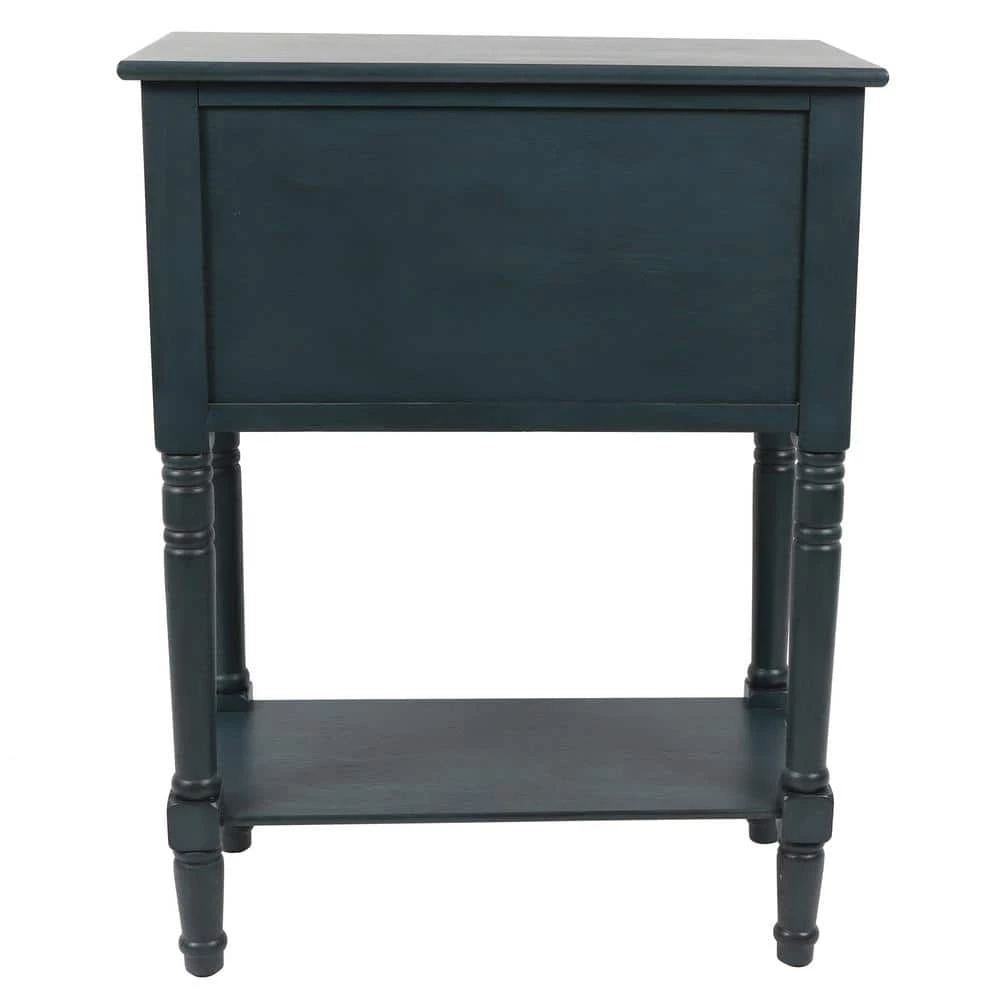 Westerman 24 in. Navy Blue Standard Rectangle Wood Console Table with Drawers by Decor Therapy 6 Westerman 24 in. Navy Blue Standard Rectangle Wood Console Table with Drawers by Decor Therapy - Image 6